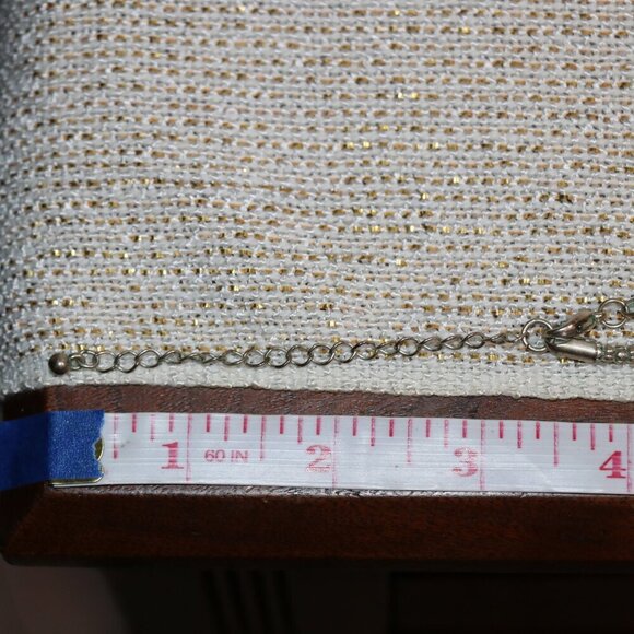 Silver Tone 18" Large Heart Pendant Necklace - Picture 6 of 8